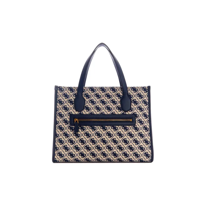 GUESS Artificial Leather Tote Bag Shopping Bag Shoulder Bag Crossbody Bag Handbag Women's Marine Blue-2