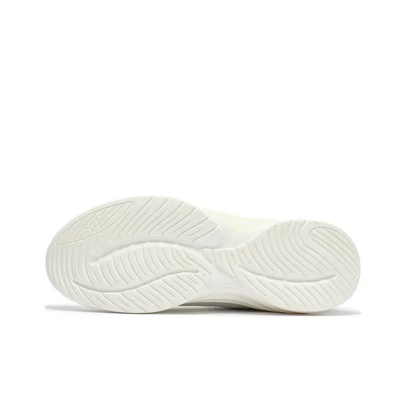 361° Cushioning, Wear Resistant Low Top Running Shoes Men's White Blue-3