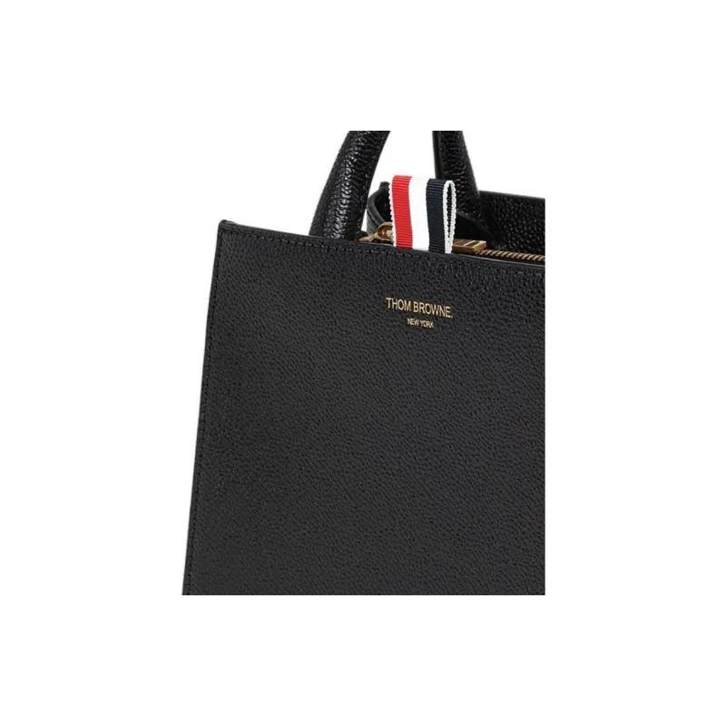 THOM BROWNE Logo Printed Top Handle Bag-4