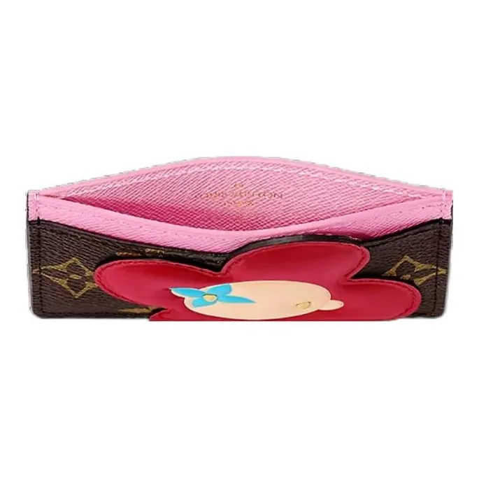 LOUIS VUITTON Card Holder Pale Pink-3