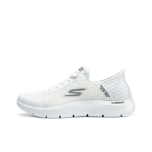 Skechers Go Walk Flex Casual Shoes Men Low Top White Black