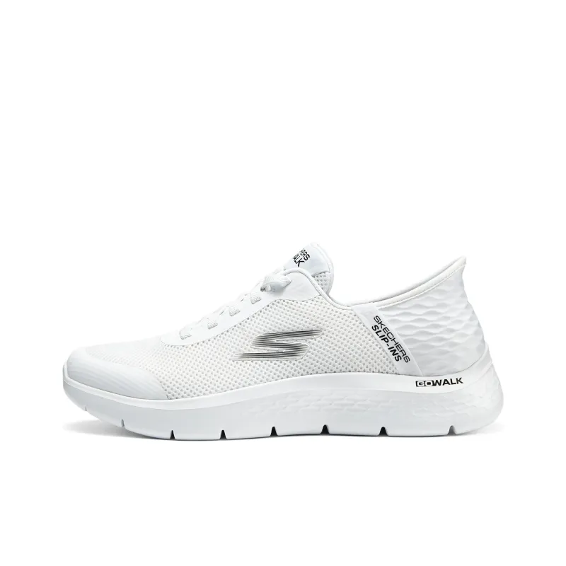 Skechers Go Walk Flex Casual Shoes Men Low Top White Black-0