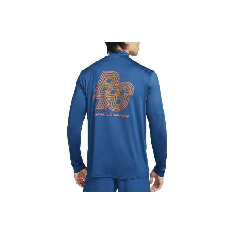 Nike Running Energy T-Shirt Men's Courtyard Blue-1