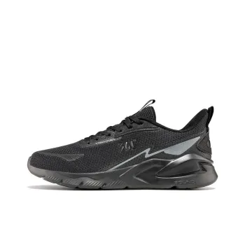 361° Cushioning Wear Resistant Low Top Running Shoes Men's Obsidian Black