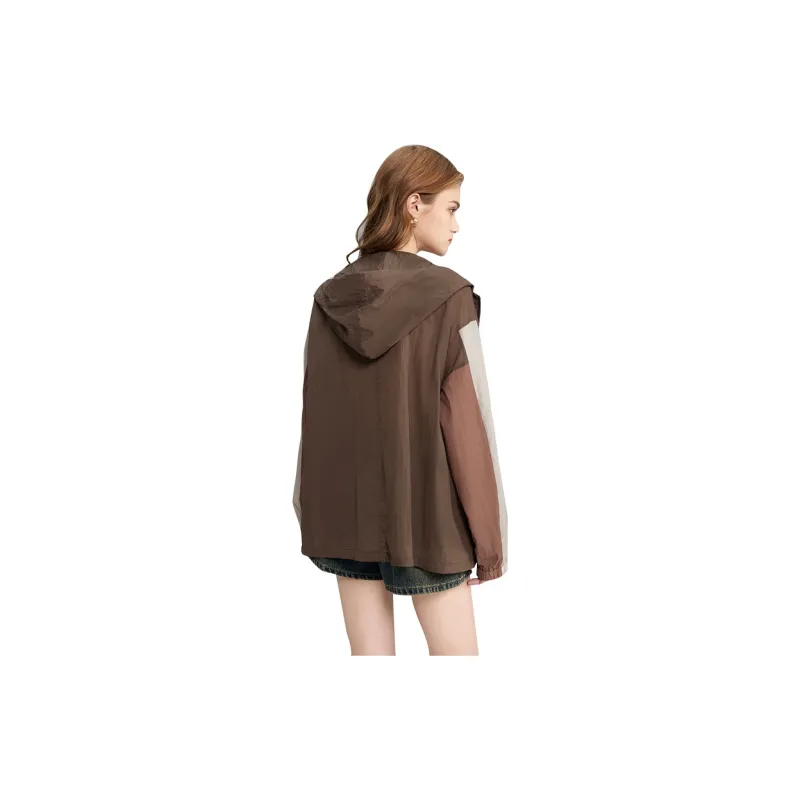 TOUCH Jackets & Coats Women's Dark Coffee & Brick Red-1