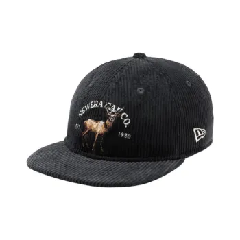 New Era Corduroy Baseball Caps Unisex Black