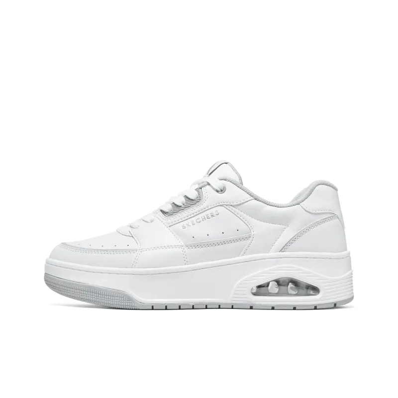 Skechers Anti Slip Wear Resistant Low Top Skateboard Shoes Men's White-0