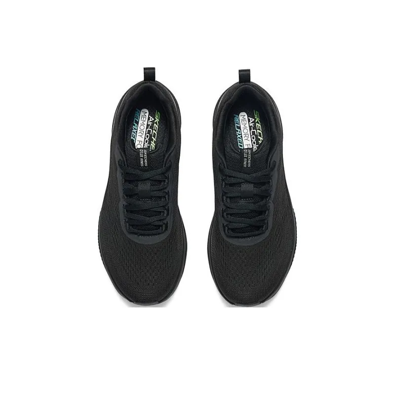 Skechers Cushioning Low Top Casual Running Shoes Men's Black-4