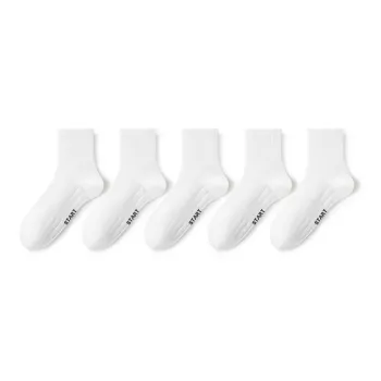 B&C.Room Mid Calf Socks Unisex 5 Pack