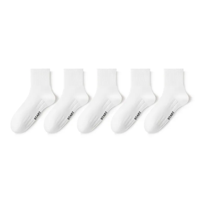 B&C.Room Mid Calf Socks Unisex 5 Pack-4