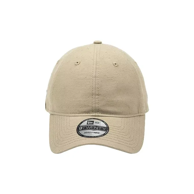 New Era Organic Cotton Baseball Caps Unisex Khaki-3