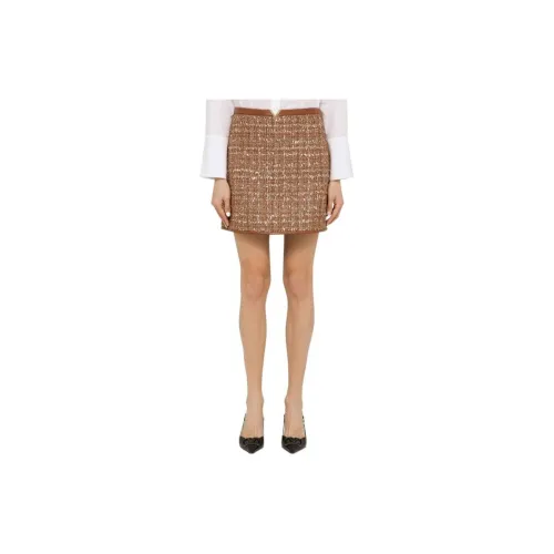 Valentino Casual Short Skirts Women's Gold