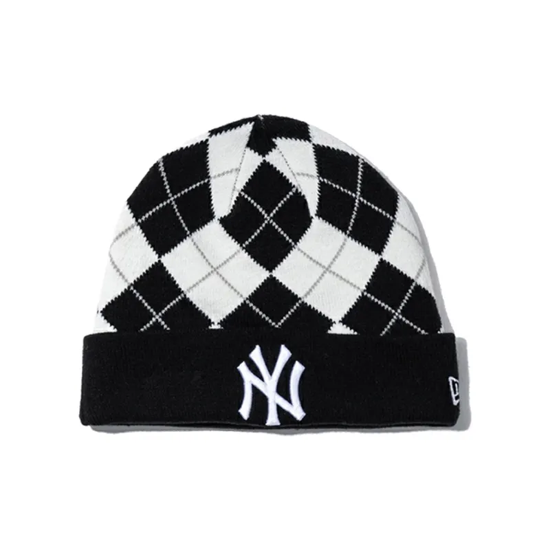 New Era   Beanies Unisex Black/White-2