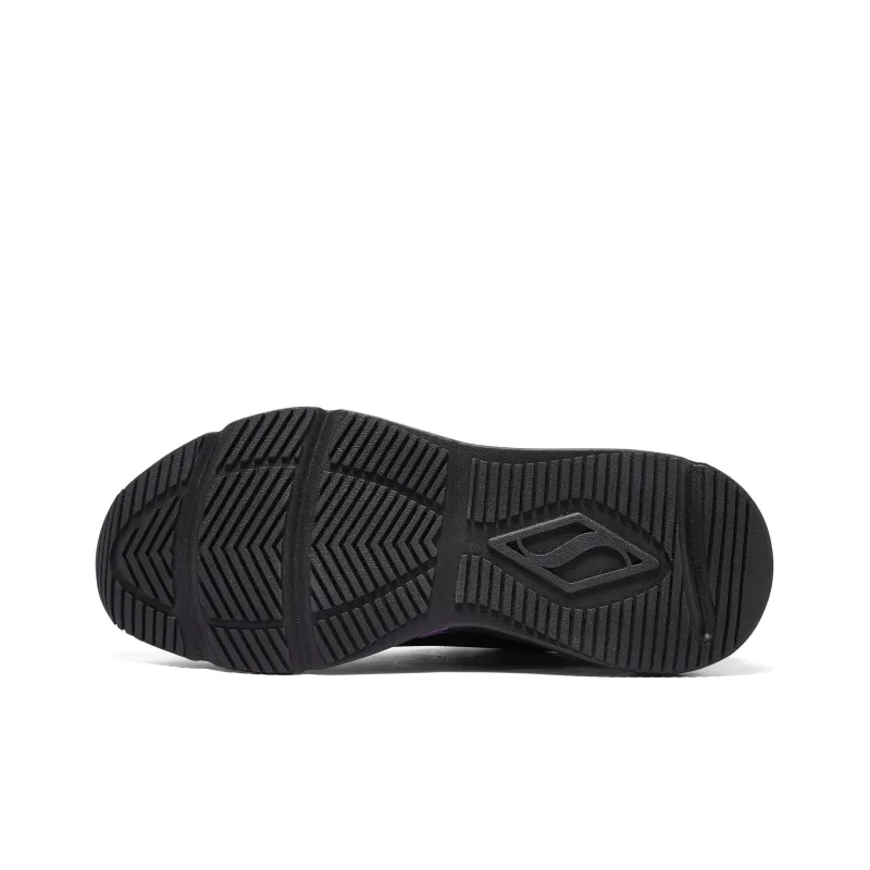 Skechers Cushioning Wear Resistant Low Top Running Shoes Women's Black-5