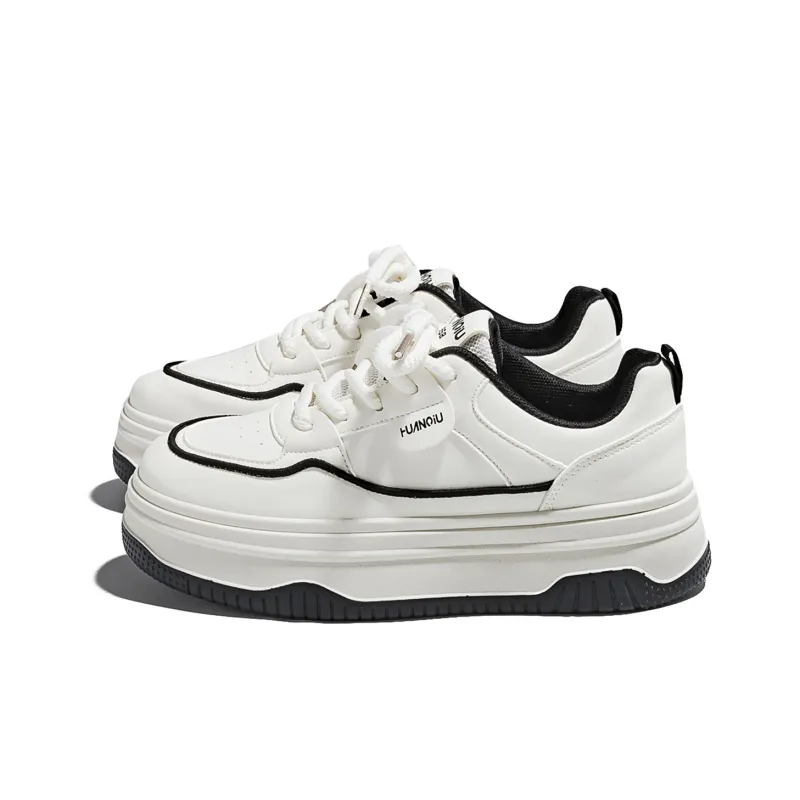 HUANQIU Non-slip Lightweight Low-Top Skateboard Shoes Women's-1