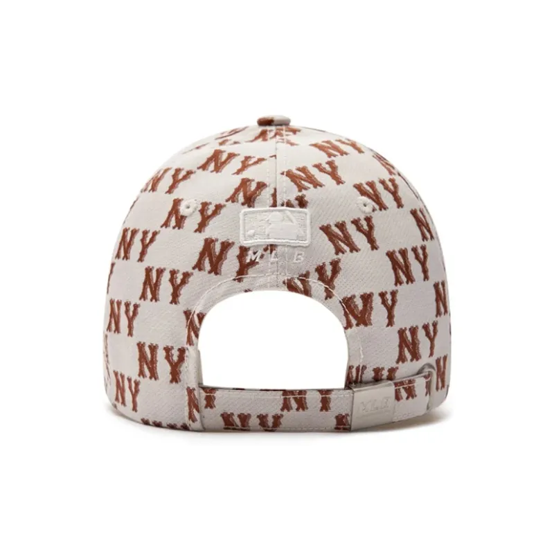 MLB   Baseball Caps Unisex White/Brown-3