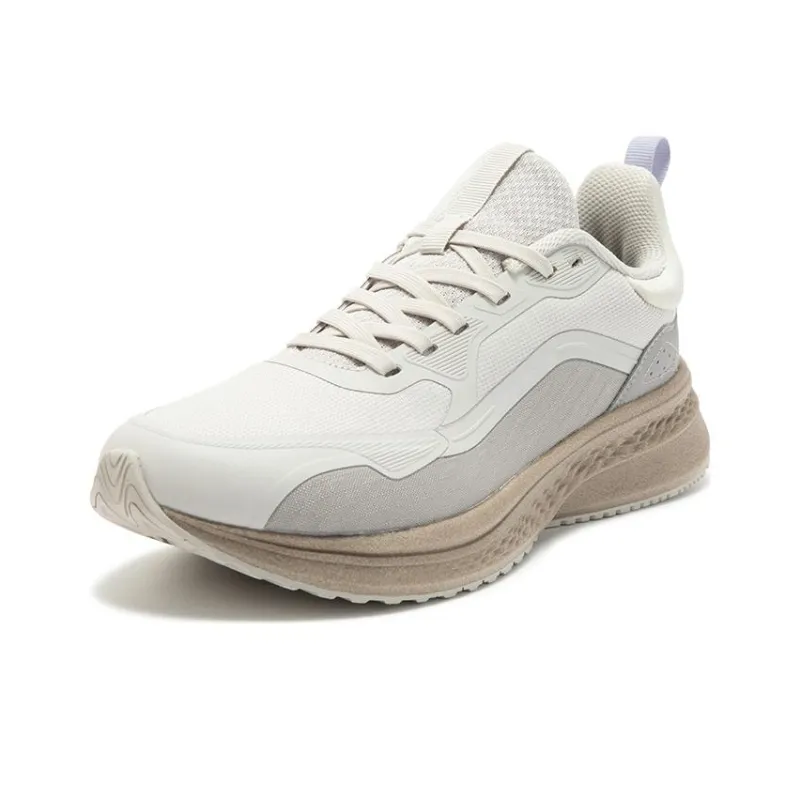 361° Cushioning Wear-Resistant Low-Top Running Shoes Women's Gray Brown-1