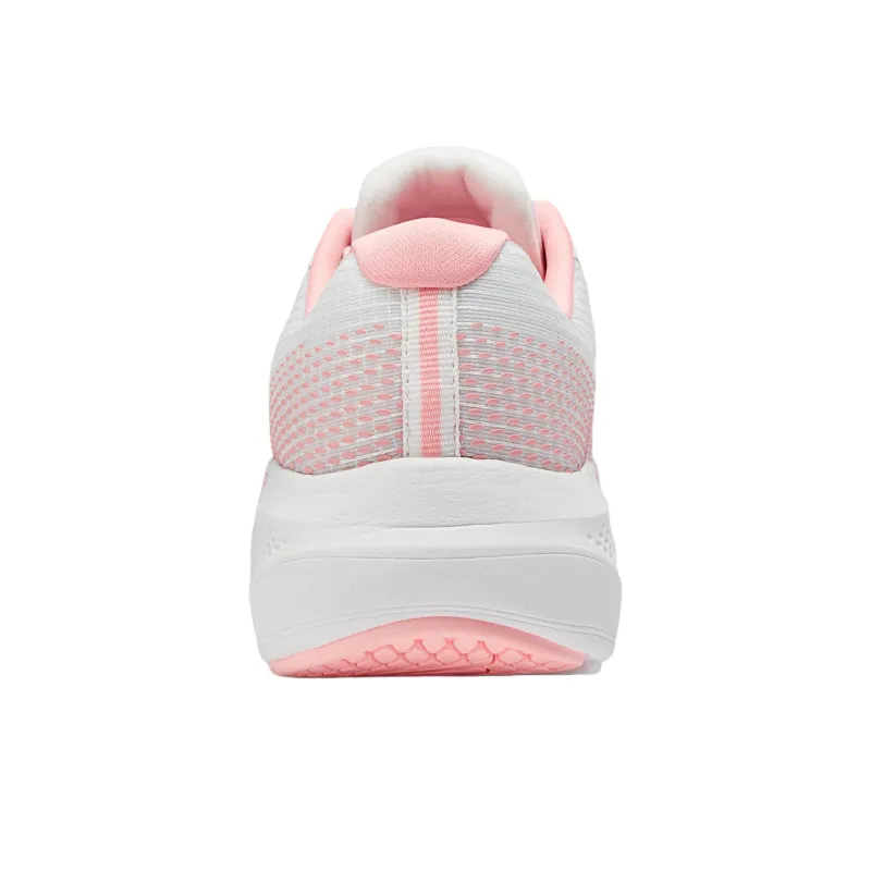 Skechers Cushioning Abrasion Resistant Lightweight Low Top Running Shoes Women's White Pink-4