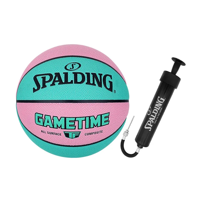 SPALDING TF Collection 77 373Y6 PU Basketball Pink Green Size 6 Ball Training Unisex-3