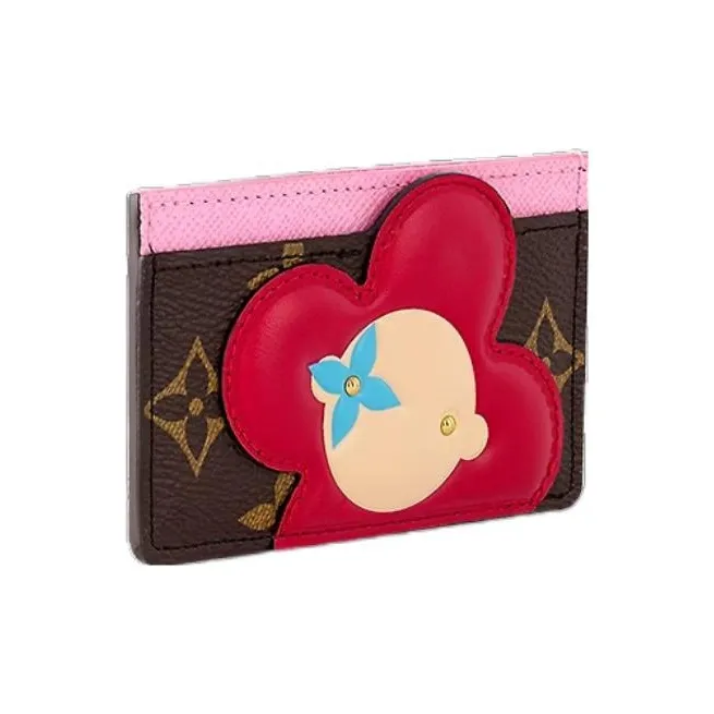 LOUIS VUITTON Card Holder Pale Pink-1