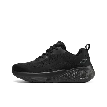 Skechers Bobs Wear Resistant Rebound Lightweight Low Top Casual Shoes Men's Black