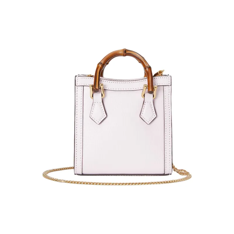 GUCCI Diana Leather Shoulder Bag, Crossbody Bag, Handbag Extra Mini Women's Light Pink-3