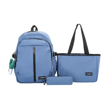 NIGEER Nylon Backpack Regular Blue/White/Gray/Black