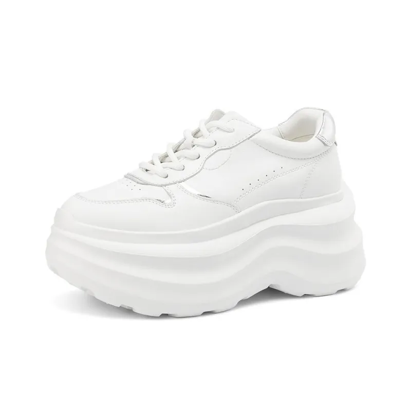 Rosa Bianca Low Top Chunky Sneakers Women's White-1