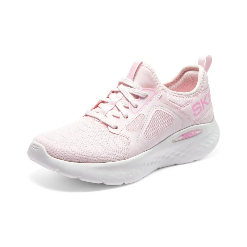 Skechers Go Run Lite Shock Absorbers Low Top Casual Running Shoes Women's Pink-2
