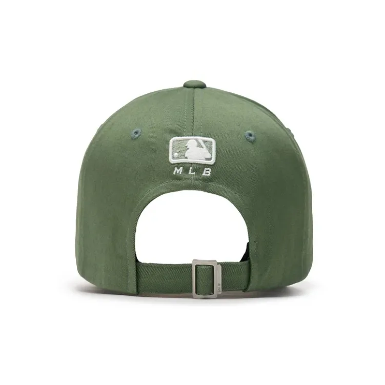 MLB Cotton Polyester Baseball Caps Women's Green-3