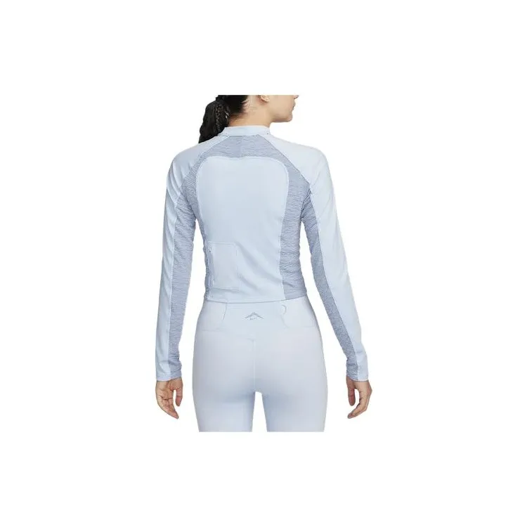 Nike Raglan Sleeve T Shirt Women's Light Shell Blue-1
