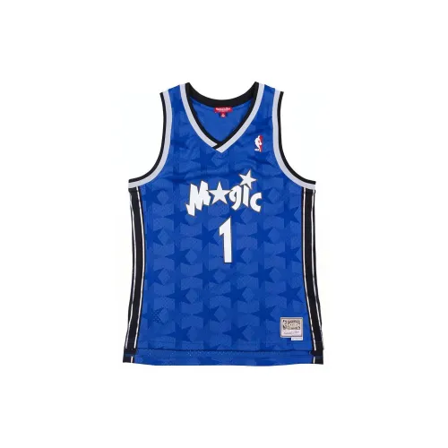 Mitchell Ness Basketball Jerseys Women's Blue