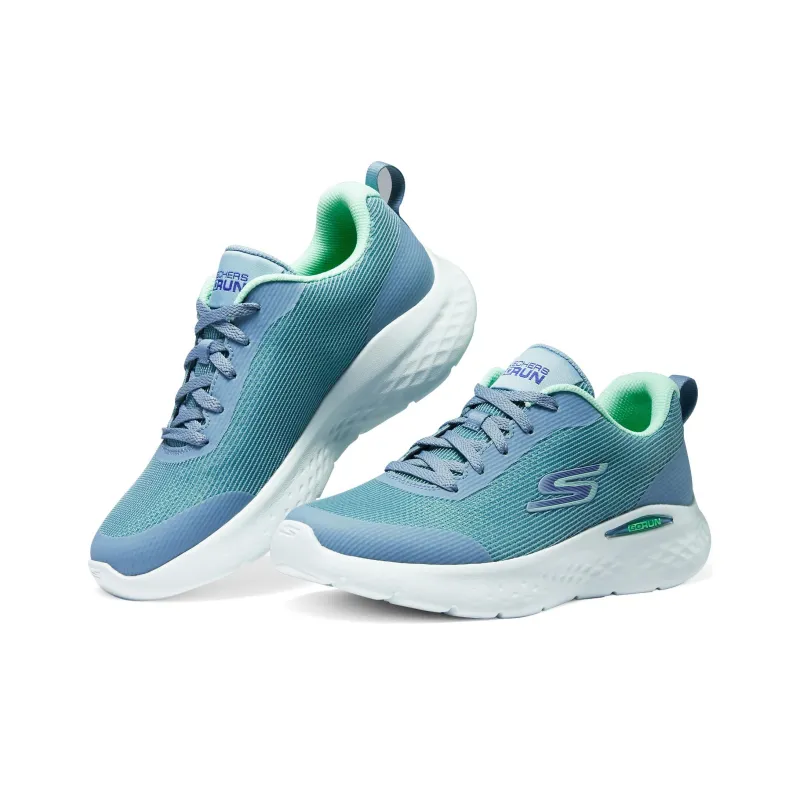Skechers Go Run Lite Breathable Low Top Running Shoes Women's Mint Green-3