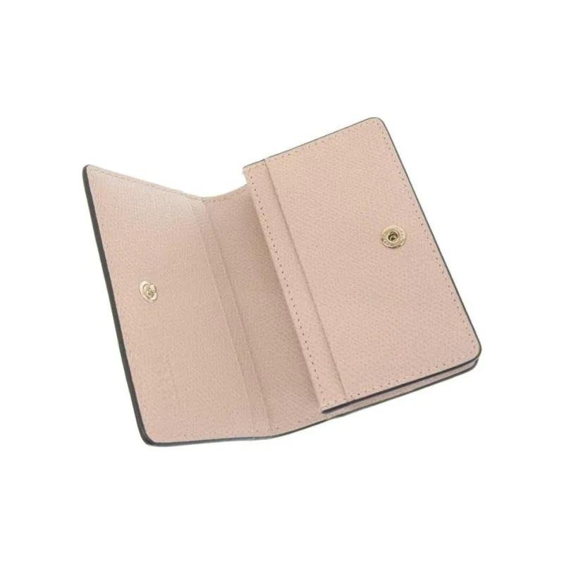 Furla Leather Card Holder Unisex Light Pink-4