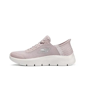 Skechers Go Walk Fle Cushioning Wear Resistant Low Top Casual Running Shoes Women's Pink