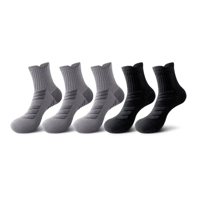LUOLIAN Mid Calf Socks Unisex 5 Pack-25