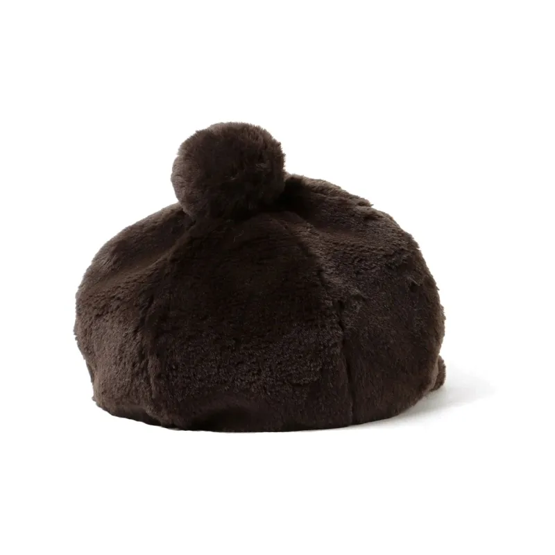 Beams Polyester, Cotton Berets Kids' Brown-1