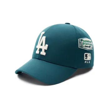 MLB Polyester Cotton Baseball Caps Unisex Green