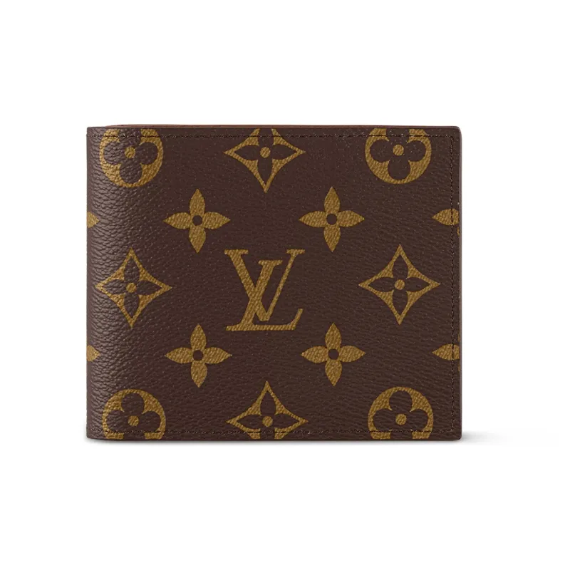 LOUIS VUITTON Marco Wallet Monogram Brown-0