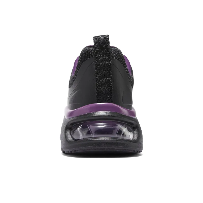 Skechers Cushioning Wear Resistant Low Top Running Shoes Women's Black-4
