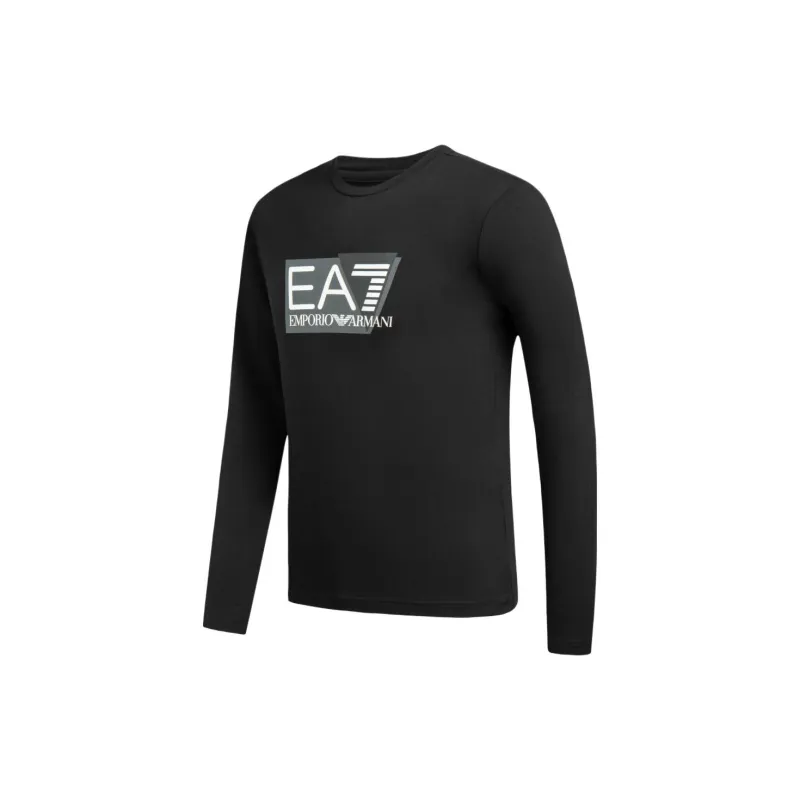 EMPORIO ARMANI EA7 SS24 T Shirt Men's Black-2