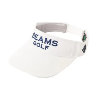 Beams Polyester Cotton Sun Protection Hats Unisex White