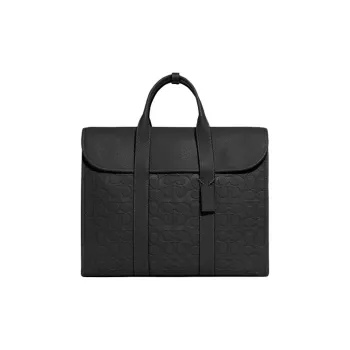 COACH Gotham Leather Handbag, Crossbody Bag, Briefcase Tubas Men's Black