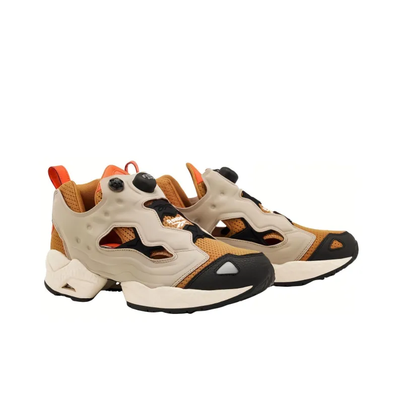 Reebok InstaPump Fury 95 'Court Brown Neon Cherry'-3