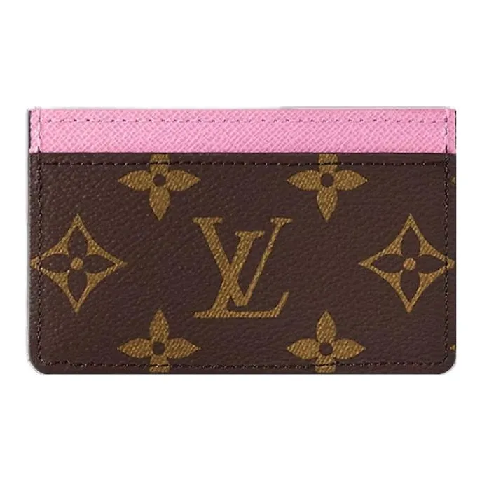 LOUIS VUITTON Card Holder Pale Pink-2