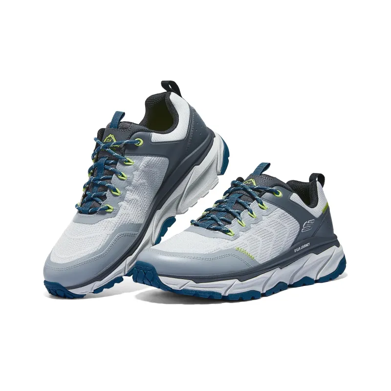 Skechers OUTDOOR Cushioned Wear Resistant Balanced Lightweight Low Top Casual Shoes Men's Light Gray-3