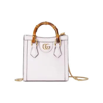 GUCCI Diana Leather Shoulder Bag, Crossbody Bag, Handbag Extra Mini Women's Light Pink