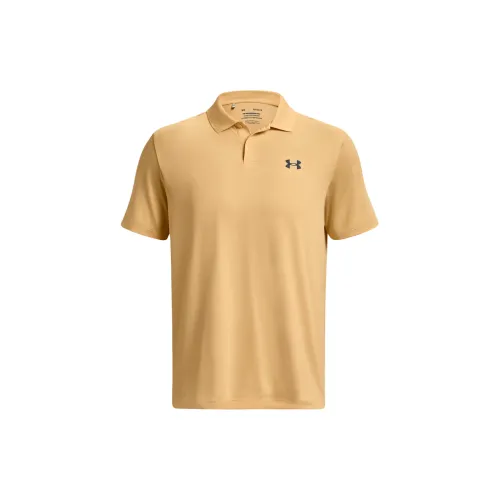 Under Armour Performance Polo Shirts Men Earth Yellow