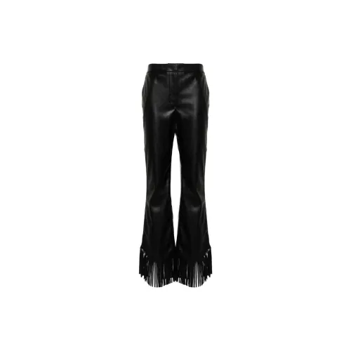 TWINSET Lace-trim Pleated Cropped Trousers