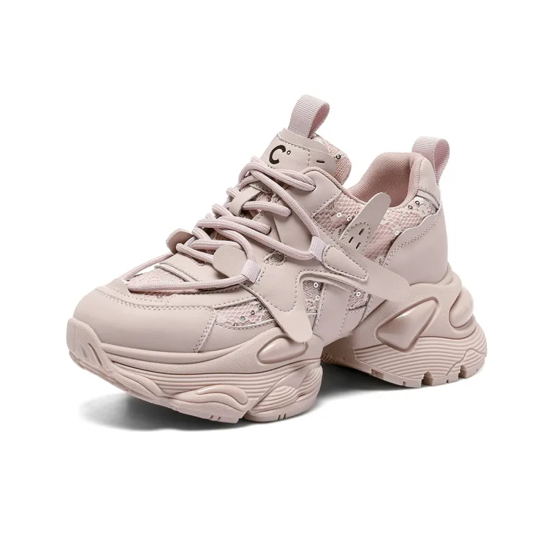 C°BANNER Chunky Sneakers Women's Taro Purple-1